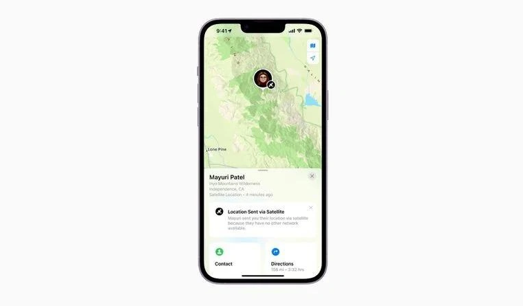 和县苹果14维修分享iPhone14系列中 FindMy功能通过卫星分享位置方法教程 