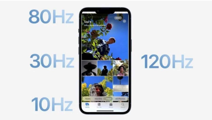 和县苹果14维修分享iPhone 14有高刷吗 